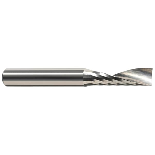 End Mill for Plastics - Single Flute - Square, 0.0469" (3/64), Number of Flutes: 1